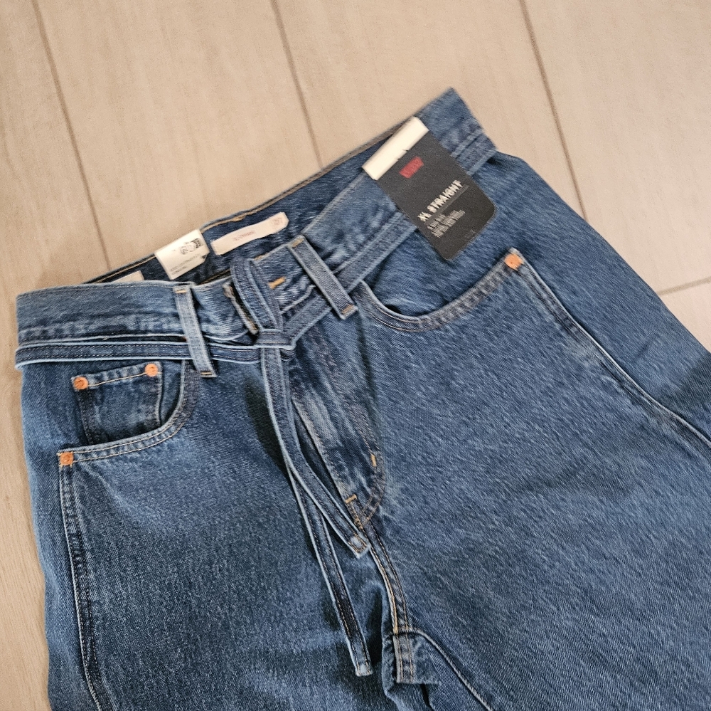 Levis Straight X Large Waist Band Jeans Size 27 ×29 - Picture 4 of 5